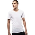 thumbnail image 2 of Lacoste Men's 3 Pack of Plain Vneck T-Shirt LARGE WHITE, 2 of 2