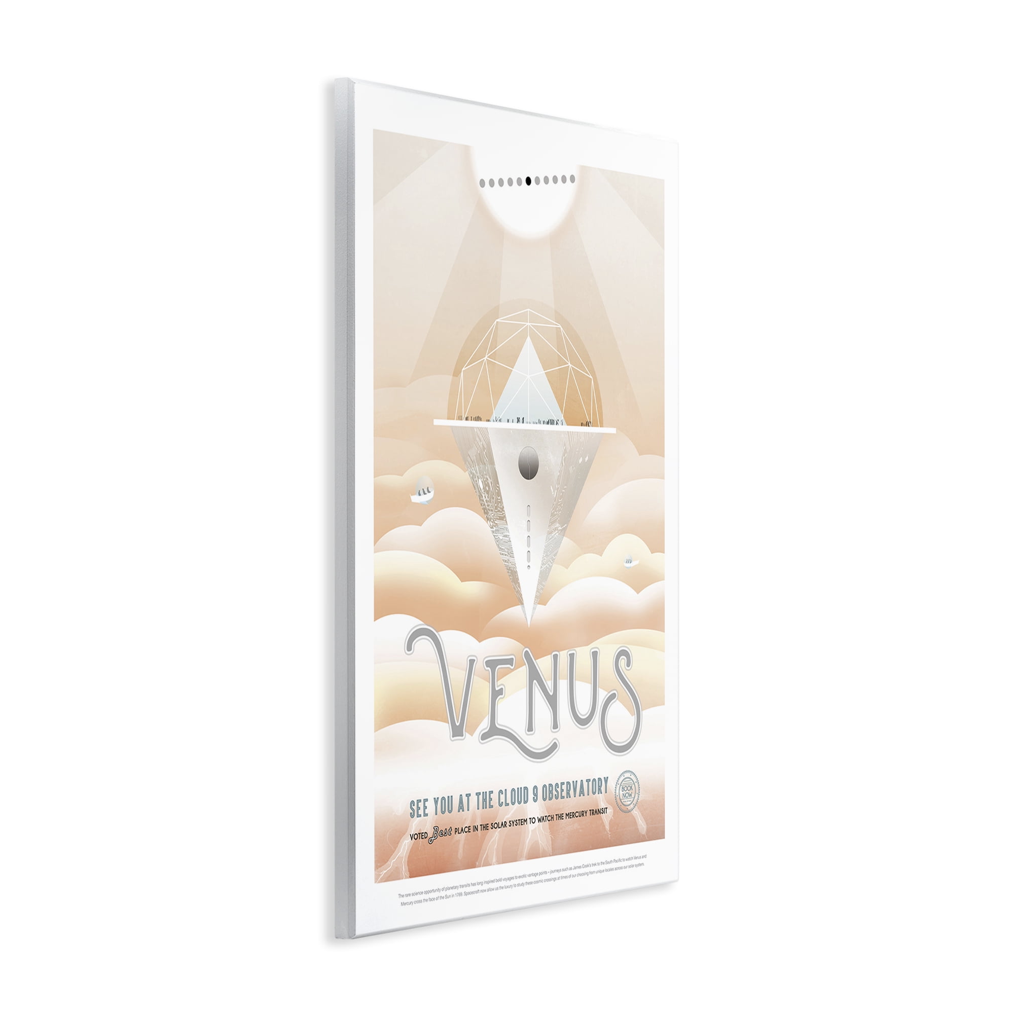 Stupell Industries Venus Space Exploration Typography Painting Unframed Art Print Wall Art, 10 x 15