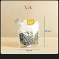 thumbnail image 2 of 6 Pcs Sacs de Rangement Alimentaire, Sac Scellé Anti-Humidité pour Grains, Grands Sacs Réutilisables avec Poignée, 2 of 5