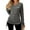 Dark Gray, variant on Patlollav Womens Autumn/Winter T-Shirt Solid Color Loose Long Sleeve Crew-Neck Top/Shirt on Ladies