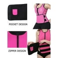thumbnail image 3 of Tinglu Women Sauna Vest Body Shaper Waist Trainer Adjustable Belt Corset Neoprene, 3 of 8