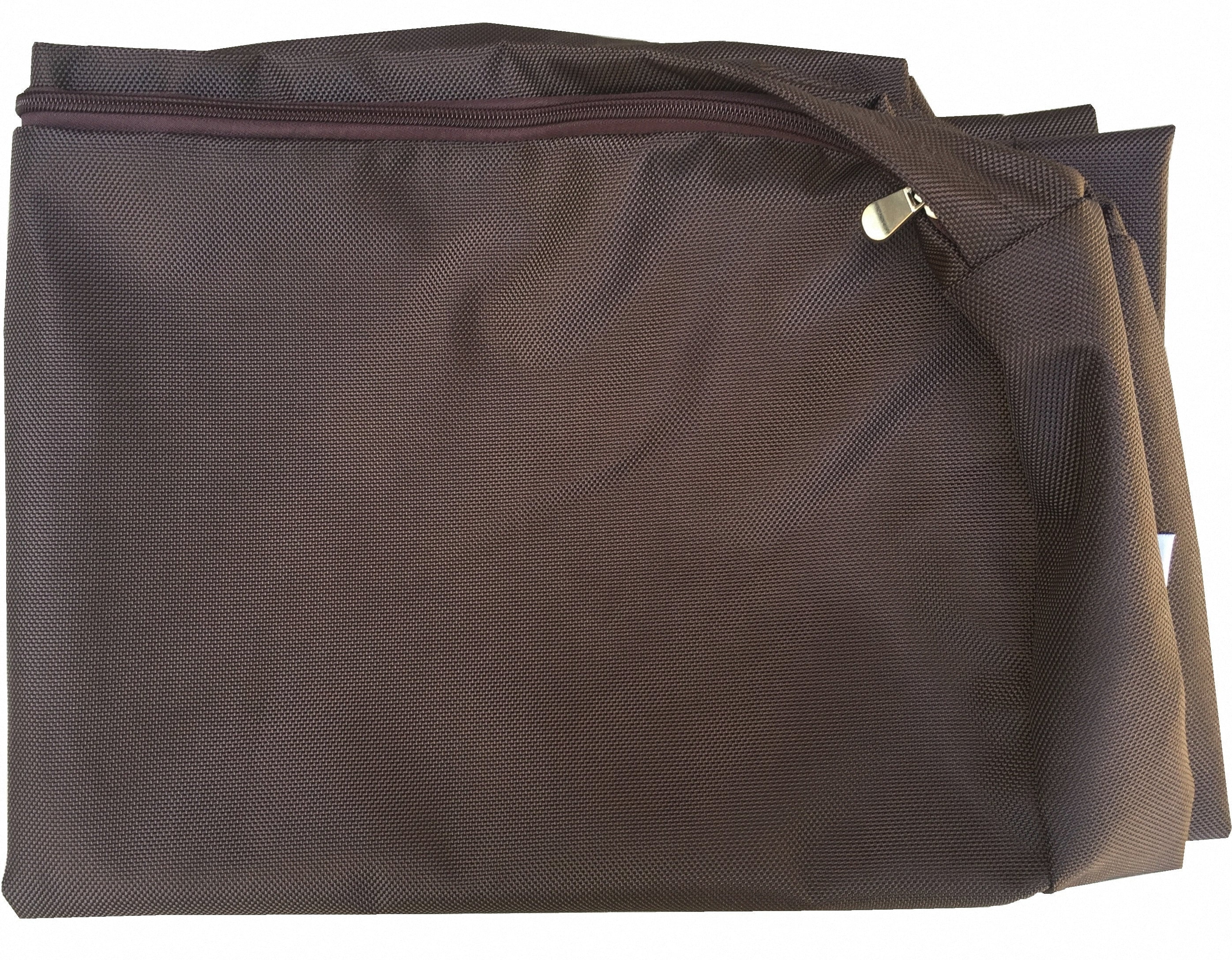 Dogbed4less Shredded Memory Foam Dog Bed for Medium to Large Dogs, Brown Nylon Cover 47"x29" Pillow