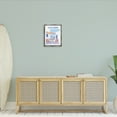 thumbnail image 3 of Stupell Industries Santorini Bistro Poster Scenic & Cityscapes Painting Gray Floater Framed Canvas Art Print Wall Art, 17 x 21, 3 of 10