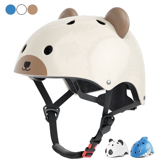XJD Little Bear Toddler Bike Helmet Age 1-5 - Lightweight Kids Bicycle Helmet for Boys Girls, Multi-Sport Protection for Scooter Cycling Skating