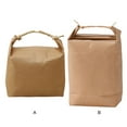 thumbnail image 3 of Naiovety 10 unids/set bolsa de arroz de papel Kraft sellable arroz fresco durante períodos más largos bolsa de harina de frutas secas bolsa de Almacenamiento y organización del hogar tipo+2, 3 of 6