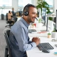 thumbnail image 3 of Logitech USB Headset H390 With Noise cancelling Microphone - Includes Headphone Cleaner With MicroFiber Cleaning Cloth - 5 Pack Bundle, 3 of 7