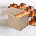 thumbnail image 3 of PAMINGONO Mini Loaf Pans with Lids Carbon Steel for Families Baking 1Set, 3 of 7