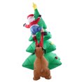 thumbnail image 3 of Navidad Inflable Gigante De 180Cm, Mordeduras De Cachorro, Papá Noel, Árbol Trepador, Luces Led, Juguetes, Regalo De Navidad sonducket HA040108-02, 3 of 6