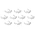 thumbnail image 3 of Creative Hobbies White Plastic Mounting Bracket For Night Light Shade - Clips Onto Night Light Module Base - Pack Of 10, 3 of 4