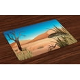 thumbnail image 1 of Ambesonne Snake Place Mats Set of 4, Desert Tropical Nature, Standard Size, Multicolor, 1 of 4