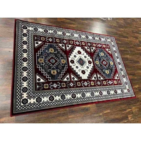 Casablanca Rug Design 1020 - 2'6"x3'9", Burgundy