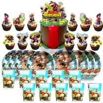 Donkey Kong Bananza Birthday Cups Party Supplies Plates Decorations Cake Topper Decor