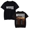 thumbnail image 1 of T-Shirt Maddox Batson Road To Indio Tour 2025 Femmes Hommes Col Rond Manches Courtes Mode Décontractée, 1 of 2