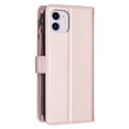 thumbnail image 2 of for iPhone 11 Zipper Wallet Case with Wrist Hand Strap & Card Slots Holder, Business PU Leather Shockproof Flip Kickstand Purse Protective Cover Case for iPhone 11, Gold, 2 of 9