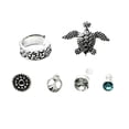 thumbnail image 3 of 6 uds Steampunk oreja Clips gótico brazalete pendientes Punk corona tortuga joyería Zulema Steampunk Ear Clips, 3 of 8
