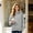 Light Gray, variant on UDAUDU Women Oversized Hoodie Trendy Fleece Lined Fall Winter Sweatshirts with Pocket Long Sleeve Casual Y2K Hoodie Preppy Pullover Hot Pink M