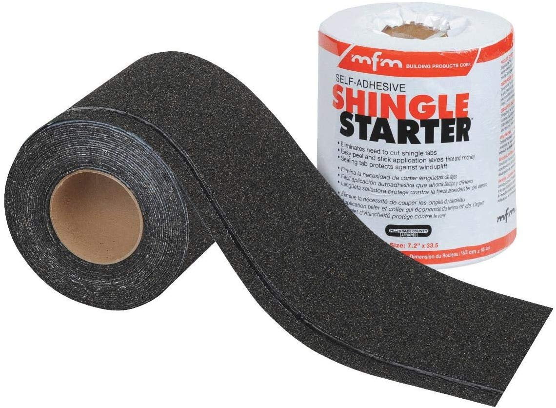 33.5 Feet MFM Building Products Black 7.2 Inch