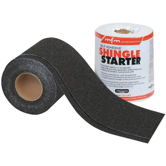 33.5 Feet MFM Building Products Black 7.2 Inch