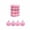 Pink, variant on Fwttom 24pcs Flocked Christmas Ball Ornaments Set Shatterproof Hanging Merry Christmas Tree Decorations for Holiday Xmas Decor, Blue