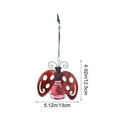 thumbnail image 3 of Lámpara de Araña Decorativa con Forma de Escarabajo Rojo y Energía Solar | Farol Led Solar Impermeable para Exteriores | Luz Colgante con Un Brillo Amarillo Cálido para Patio, Jardín, Terraza, Decora, 3 of 6