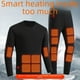 thumbnail image 2 of Ropa interior térmica calefactable Traje térmico de cuerpo entero con 22 zonas Ropa calefactable para parejas, 2 of 6