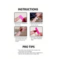 thumbnail image 4 of Press On Nails 4 Boxes 96 Pcs Glossy Burgundy Red Almond Fake Nails, Reusable Acrylic False Nails with Jelly Glue, Long Stiletto Manicure Set for Women Party & Daily Wear, 4 of 7