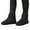 Black 3C2, variant on Wuztai Reusable Waterproof Shoe Covers, Anti-Friction High Top Snow Boots Galoshes for Men Women, Outdoor Cycling Camping