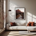 thumbnail image 2 of The Zion Watchman - Utah Photography Landscape Mountain Nature Desert Scenic Sunset Autumn Black Framed Wall Art Print 11 x 14 inches, 2 of 4