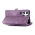 thumbnail image 5 of for Samsung Galaxy S21 Ultra Multi-Functional Zipper Wallet Case , Built-in Magnet Flip Folio Cover with Card Slots Wrist Strap Kickstand Case for Samsung Galaxy S21 Ultra (6.8 inch),Purple, 5 of 9