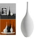 thumbnail image 3 of Florero De 2 Piezas Florero Zen Bud Florero De Mesa Jarrones De Centro De Mesa Adorno Blanco, 3 of 8