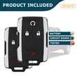 thumbnail image 6 of AKS KEYS Keyless Remote Fob for Chevrolet 2015 - 2021 4B - M3N32337100, 6 of 6