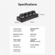 thumbnail image 3 of MK424U 4-Key Mini Customized Keyboard for Office Game Black, 3 of 5