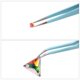 thumbnail image 3 of 1 juego de pinzas curvas y rectas de acero inoxidable, accesorios de costura y herramientas, 3 of 6