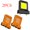 Orange 2Pcs, variant on 2Pcs Mini Led Flashlight Keychain Light 14W Led Camping Lantern Mini Pocket Work Light Inspection for 21V Battery Orange 2Pcs