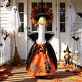 thumbnail image 6 of Halloween Goose Outfit Witch Lawn Porch Goose Clothes Fall Halloween Goose Costume for 23" Geese Outdoor Patio Yard Lawn Decoration, 6 of 8