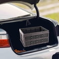 thumbnail image 1 of DYNWAVECA Camping Rangement Caisse Conteneur Utilitaire Caisse de Rangement Pliable Pliant Panier de Rangement pour Voiture Pêche à la Maison Randonnée Gris Noir, 1 of 10