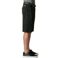 thumbnail image 4 of Iron Co Men's Belted Stretch Performance Hybrid Cargo Shorts (Black, 40), 4 of 4