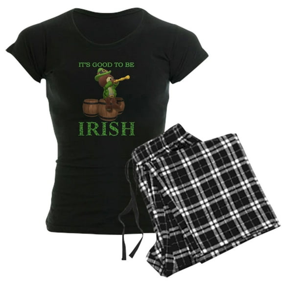 CafePress - It's Good To Be Irish - Women's Dark Pajamas