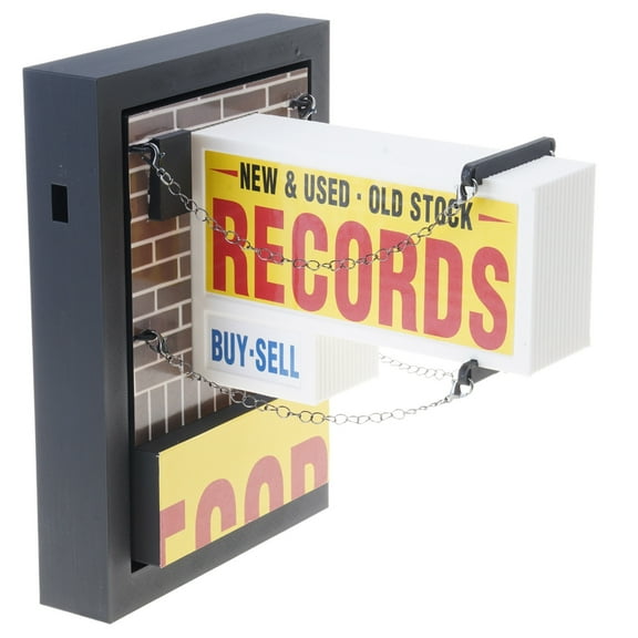 GENEMA Record Store Wall Light Handmade Retro Record Wall Lamp Gift for Studios