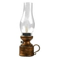 thumbnail image 5 of LED Kerosene Lamp under $5! Yannianjz LED Kerosene Lamp Night Light, Retro Electronic Candle with Glow Wick, Battery Operated Desk Lamp for Bedroom, Christmas Decor and Home Ambiance Light, 5 of 9