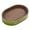 Green #10, variant on Cat Scratcher Set, Oval Bowl Nest for Indoor Cats oval bed & box for scratching & lounging,Durable round corrugated cardboard pad & catnip toy,Furniture protector for couch Purple