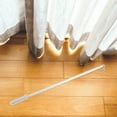 thumbnail image 1 of OULII Silver Drapery Pull Rod for Blinds Easy PushPull Design Aluminium Alloy and Plastic 0.75m, 1 of 8