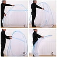 thumbnail image 4 of Easy Pop Up & Fold White Single Door Mosquito Net, 4 of 5