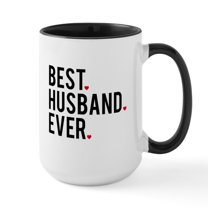 CafePress - Best Husband Ever Mugs - 15 oz Ceramic Large White Novelty Mug