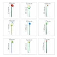 thumbnail image 6 of Grandest Birch Glass Flower Craft Ornamental Multi-color Exquisite Workmanship Glass Miniature Flower Decor for Valentine's Day Sm, 6 of 8