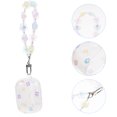 thumbnail image 4 of Earbuds Case Cover Earbuds Protection Shell Beaded Chain Earbuds Cover Compatible for Airpods Pro, 4 of 9