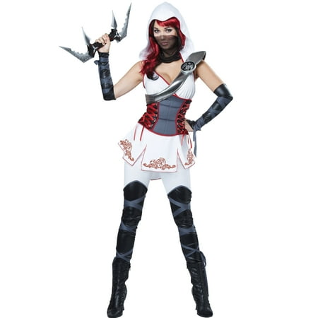sexy ninja costume california costumes 1302 white/red
