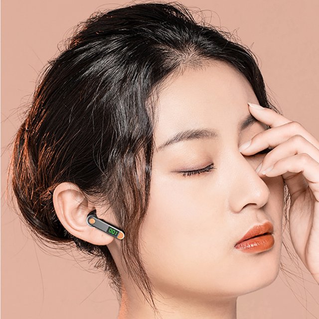 Auricular Compatible Con Bluetooth H01 Business Auricular compatible con Bluetooth Auricular inalámbrico individual negro Sywqhk Para estrenar