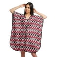 thumbnail image 1 of Moomaya Short Caftan Cover Up Dress Printed Women Kaftan Beachwear Cover Up, 1 of 6