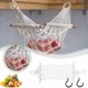 thumbnail image 2 of Hanging Fruit Basket Woven Tapestry Kitchen Hanging Pocket Vegetables and Fruits Hanging Net, 2 of 4